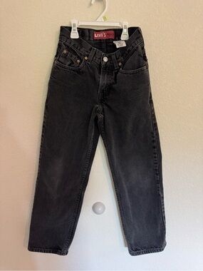 Levi's Black Relaxed Jeans Girls